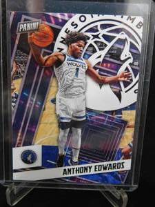 lot 81 image: 2020-21 Panini Player Of The Day Anthony Edwards Rookie Card #92