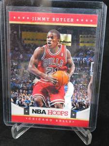 lot 84 image: 2012 NBA Hoops Jimmy Butler Rookie Card #249 LK