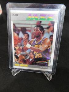 lot 94 image: 1987 Fleer Basketball Karl Malone #68