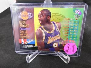 lot 103 image: 1997-98 Metal Universe Kobe Bryant #86 - 2nd Year Card