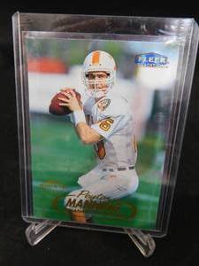 lot 105 image: 1998 Fleer Tradition Peyton Manning Rookie Card #235