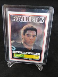 lot 116 image: 1983 Topps Marcus Allen Rookie Card #294 LK