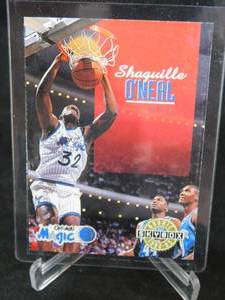 lot 135 image: 1992 Skybox Shaquille ONeal Rookie Card #382 LK