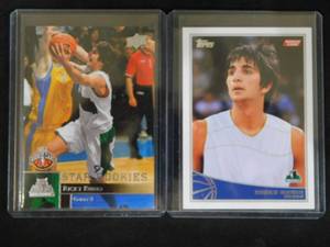 lot 142 image: (2) 2009-10 Ricky Rubio Rookie Cards - Topps #317 & Upper Deck #237