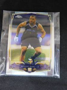 lot 148 image: (8) 2014 Topps Chrome Anthony Barr Rookie Cards #161