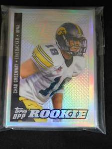lot 150 image: (6) 2006 Topps DP Chrome Refractor Rookies Chad Greenway #131