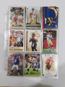 lot 153 image: Drew Brees Trading Card Lot (72) Cards LK