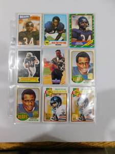 lot 154 image: Walter Payton Trading Card Lot (14) Cards