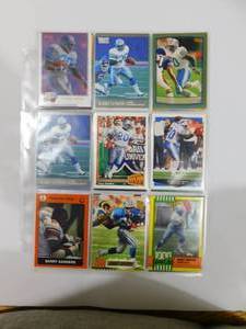 lot 156 image: Barry Sanders Trading Card Lot (36) Cards LK