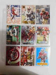 lot 159 image: Jerry Rice Trading Card Lot (108) Cards LK