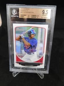 lot 172 image: BGS 9.5 Gem Mint 2013 Bowman Byron Buxton Rookie Card #BP1