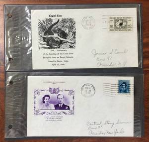 lot 60 image: (2) 1948 First Day Issue Stamps