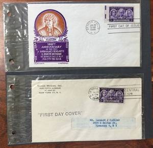 lot 64 image: (2) 1948 First Day Issue Stamps