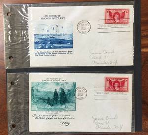 lot 68 image: (2) 1948 First Day Issue Stamps