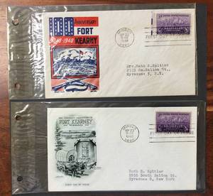 lot 73 image: (2) 1948 First Day Issue Stamps