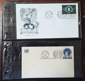 lot 106 image: (2) 1952 First Day Issue Stamps