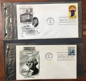 lot 150 image: (2) 1966 First Day Issue Stamps