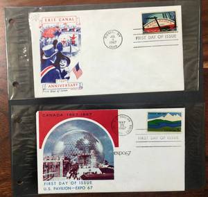 lot 152 image: (2) 1967 First Day Issue Stamps