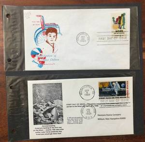 lot 153 image: (2) 1969 First Day Issue Stamps