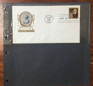 lot 157 image: (1) 1940 & (1) 1971 First Day Issue Stamps