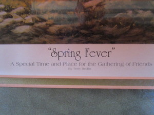 Terry Redlin Spring Fever Signed & Numbered  #1388029500 1992 Image Size 18 12x32 Frame Size 30x43