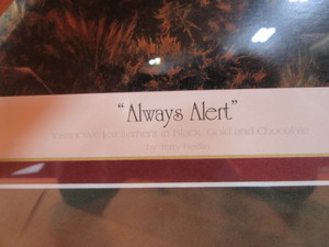Terry Redlin Always Alert Signed & Numbered  #42919500 (2000) Image Size 18 12x32 Frame Size 32x45