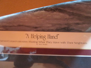 Terry Redlin A Helping Hand Signed & Numbered  #87829500 (1995) Image Size 18 12x32 Frame Size 32x45