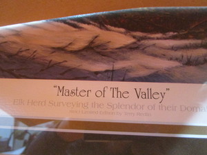 Terry Redlin Master Of The Valley Signed & Numbered  #65186800 (1989) Image Size 18 12x32 Frame Size 30x43