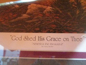 Terry Redlin God Shed His Grace On Thee Signed & Numbered  #928229500 (1990) Image Size 16 12x28 38 Frame Size 31x41