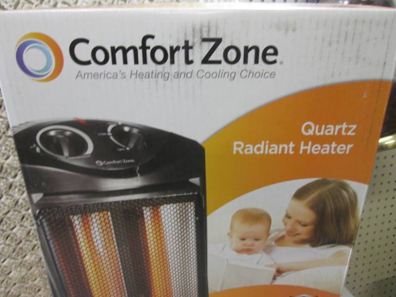 Comfort Zone Quartz Radiant Heater ...
