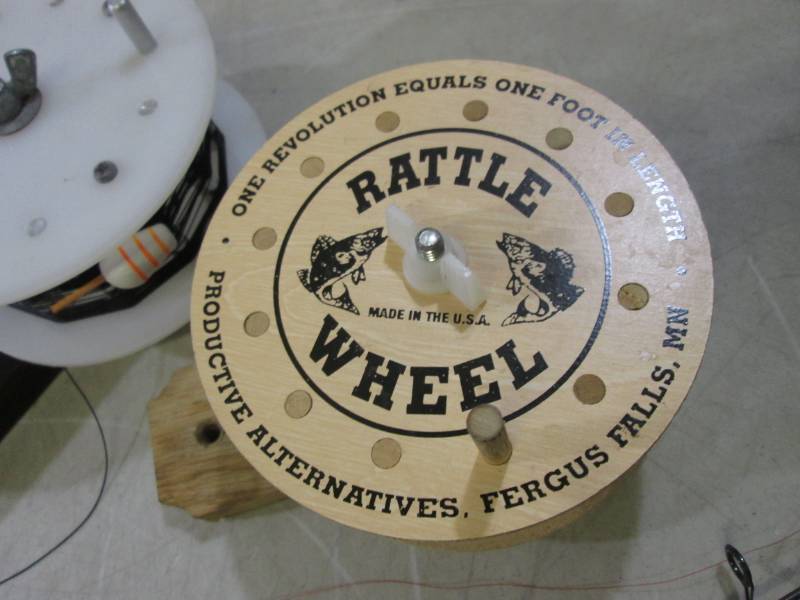 2 Fishing Rattle Wheels and Authent...