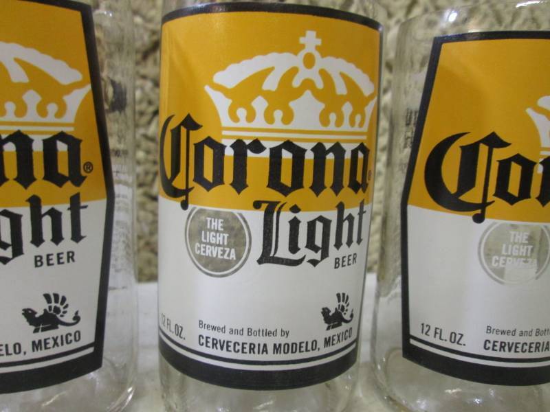 4pc Corona Light Beer Glasses  EC1...