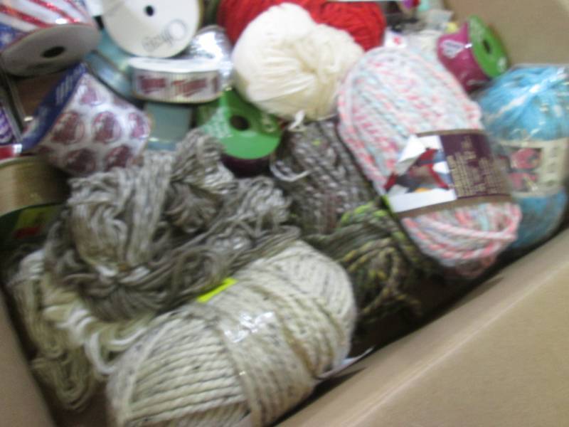 (RM2) Assorted Yarn Ribbon Etc Craf...