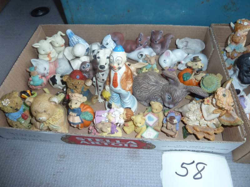 large lot of new and old animal fig...