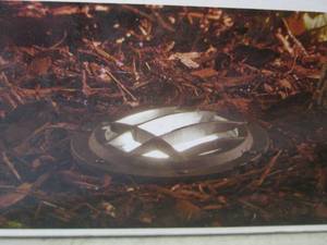 FS Lot of 2 Low Voltage Black Outdoor Integrated LED Landscape Well Light Open Box Retail $44.97 each. FS