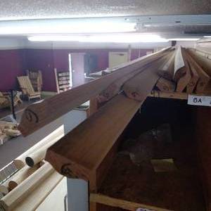 lot 132 image: 1 12 x 58 Pine Shoe Rail (SC1A)