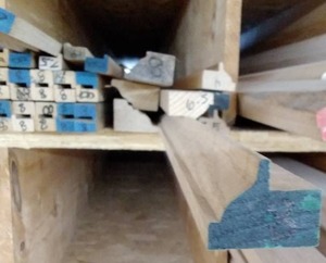 lot 256 image: Misc. Red Oak Mouldings (SC7B)