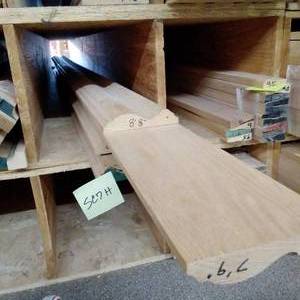 lot 153 image: 5 38 x 1 18 Red Oak Mantel Moulding (SC7H)
