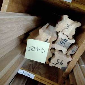 lot 147 image: Misc. Red Oak Hand Rail (SC30D)