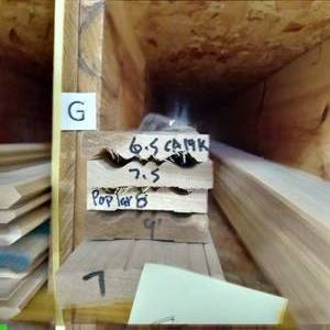 lot 216 image: Misc. Poplar Mouldings (SC37G)