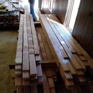 lot 313 image: 3 x 34 Clear Red Oak T&G End-matched - 160 sq ft (SS2C)