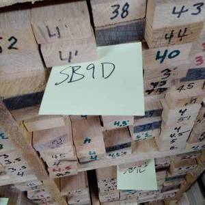 lot 332 image: 1 34 x 34 Red Oak S4S (SB9D)