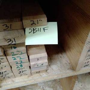 lot 340 image: 2 14 x 34 Red Oak S4S (SB11F)