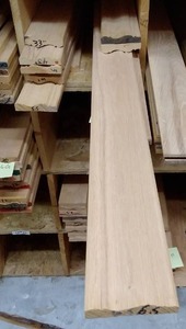 lot 266 image: 3 1116 x 34 Red Oak Chair Rail (SB15F)