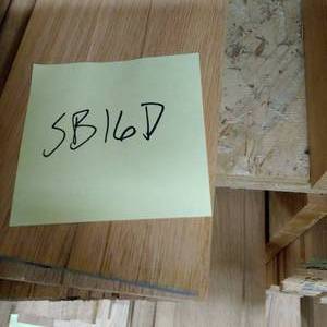 lot 269 image: 3 1116 x 34 Red Oak Chair Rail (SB16D)