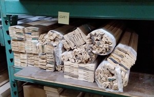 lot 261 image: Misc. Red Oak Moulding Shorts (SD2E1)