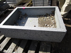 lot 16 image: Granite planter box...