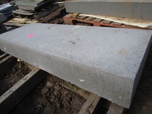 lot 31 image: Blue Stone step, 48x18x6, qty 1...