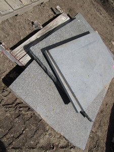 lot 149 image: Granite, largest 60x36, qty 5...