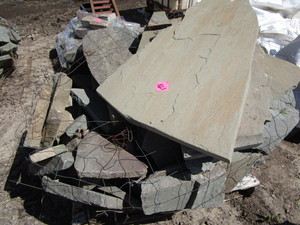 lot 178 image: Bundle irregular mix of Blue wall s...